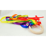 Waldorf Ribbon Hand Kite With Bell 20 pcs - Cozy Nursery