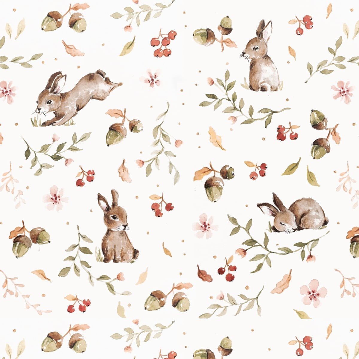 Rabbit Pattern Wallpaper