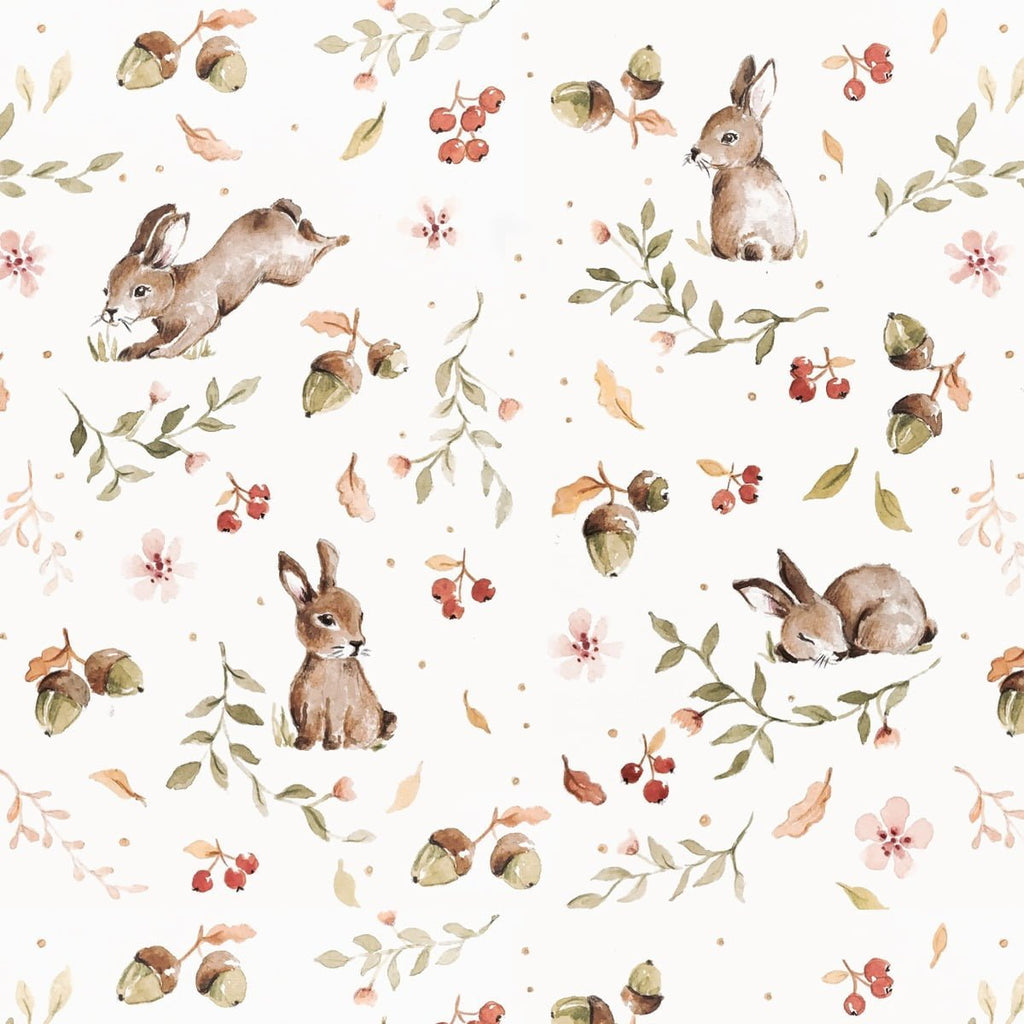 Rabbits Wallpaper – Cozy Nursery