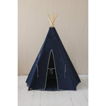 “Navy Blue” Linen Teepee Tent - Moi Mili