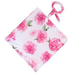 Floral Cotton Swaddle and Headband