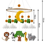 Jungle Baby Crib Mobile - Cozy Nursery