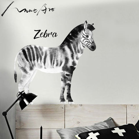 Zebra-Wandaufkleber