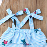 Matching Stripe Flower Blouse - Cozy Nursery