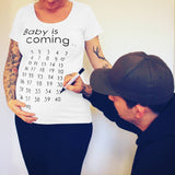 Baby Is Coming Maternity T-Shirt - Cozy Nursery