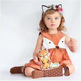 Cute Fox Sleeveless Dress - Cozy Nursery