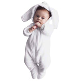 Bunny Hooded Zip Romper - Cozy Nursery