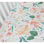 Baby Floral Fitted Crib Sheet - Cozy Nursery