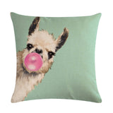 Alpaca & Unicorn Cushion Covers 45cm - Cozy Nursery
