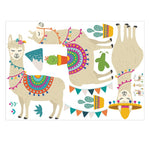 Cute Alpaca Wall Sticker - Cozy Nursery
