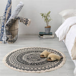 Morocco Boho Style Round Carpet - Cozy Nursery