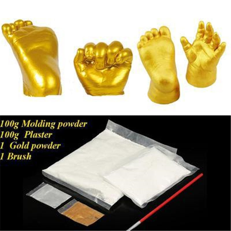 Hand Casting Mold Kit for Baby 3D Hand Print Footprint Casting Kit