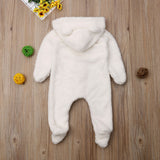 Ear Hooded Baby Romper - Cozy Nursery