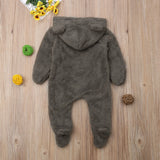 Ear Hooded Baby Romper - Cozy Nursery