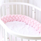 4 Braids Baby Bed Crib Bumper 2.2M - Cozy Nursery