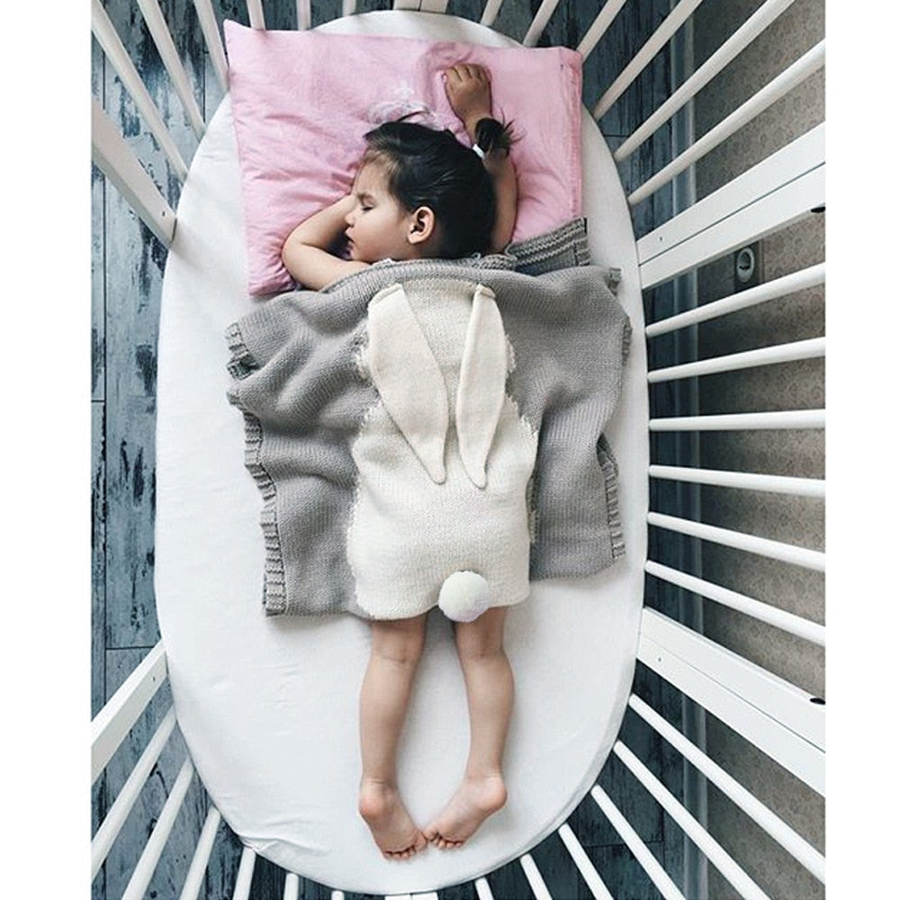 Rabbit Baby Blanket – Cozy Nursery