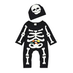 Halloween Baby Skeleton Romper and Hat