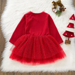 Baby-Mädchen-Weihnachtskleid