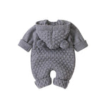 Baby Cotton Romper With Ears - Cozy Nursery