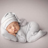 Handmade Newborn Photo Props Romper and Hat