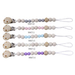 Wooden Baby Chain Pacifier - Cozy Nursery