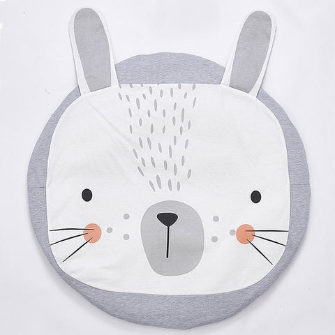 Pink Rabbit Play Mat Rabbit Baby Play Mat – Cozy Nursery