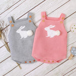 Baby Sleeveless Rabbit Romper - Cozy Nursery