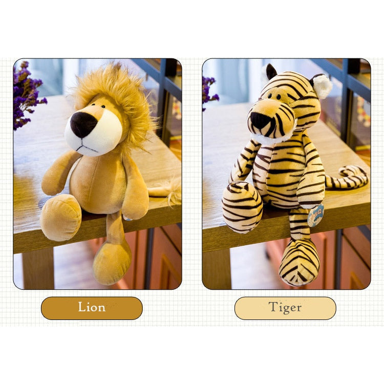Baby Jungle Animals Plush Toys – Cozy Nursery