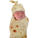 Burrito Baby-Wickeldecke und Mütze