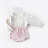 Baby Girl Knitted Jumpsuit