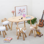 Nordic Animal Kids Chair - Cozy Nursery