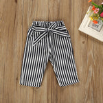 Ruffle Romper with Stripe Pants - Cozy Nursery