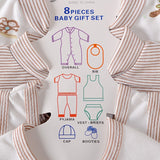 Newborn Clothes Set 8 Pieces - Cozy Nursery