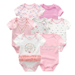 Baby Cotton Bodysuits sets 7Pcs - Cozy Nursery