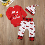 My First Christmas Baby Romper Set