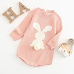 Rabbit Sweater Romper - Cozy Nursery