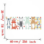 Nordic Forest Animals Wall Stickers