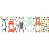 Nordic Forest Animals Wall Stickers