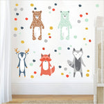 Nordic Forest Animals Wall Stickers