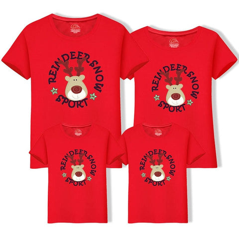 Family Matching Reindeer T-Shirt