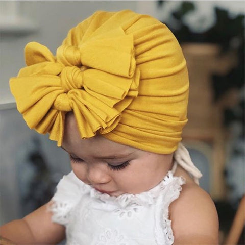 Triple Bow Knot Baby Turban - Cozy Nursery