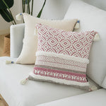 Moroccan Style Pillow Cover with Tassels  45x45cm - Cozy Nursery