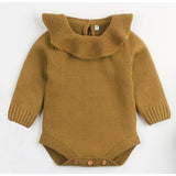Baby Girl Knitted Warm Romper