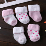 Baby Non-slip Socks 5 pairs - Cozy Nursery
