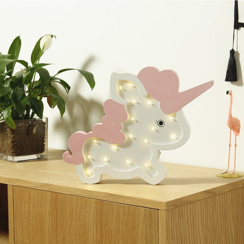 Unicorn LED Night Light - Cozy Nursery