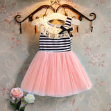 Stripe Lace Tutu Dress - Cozy Nursery