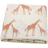 Giraffe Baby Swaddle Blankets - Cozy Nursery