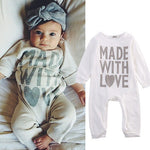 Made with Love Romper Jumpsuit - Cozy Nursery