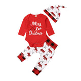 My First Christmas Baby Romper Set