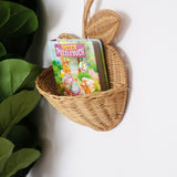 Rattan Apple Shape Storage Basket - Cozy Nursery